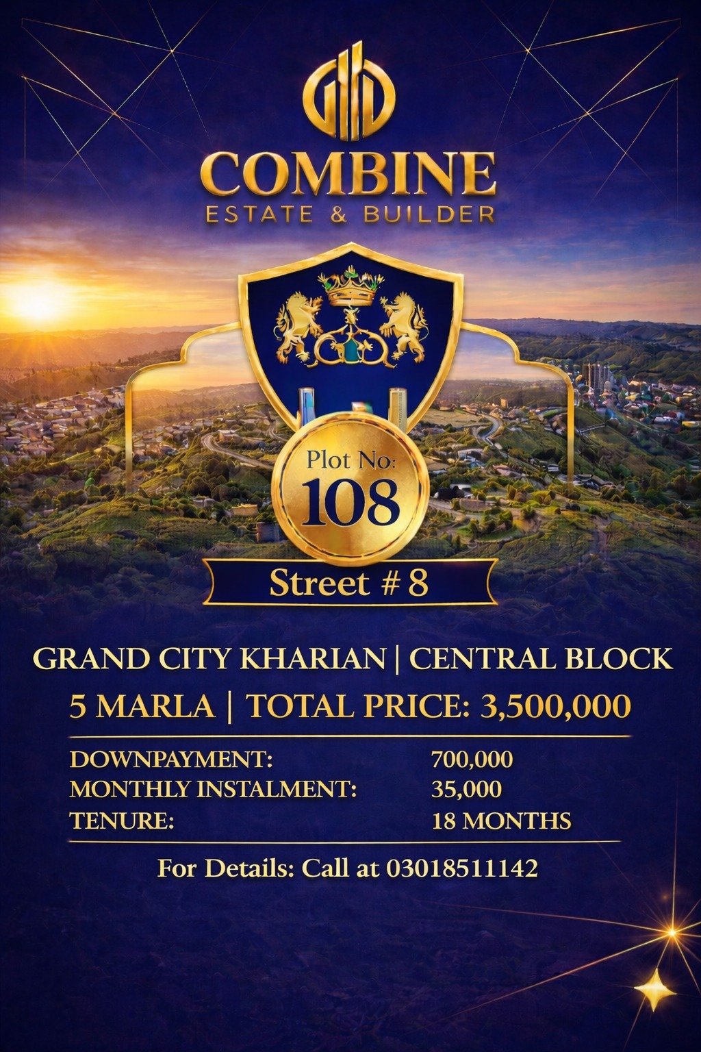 Plot108-st08/Corner-Central Block