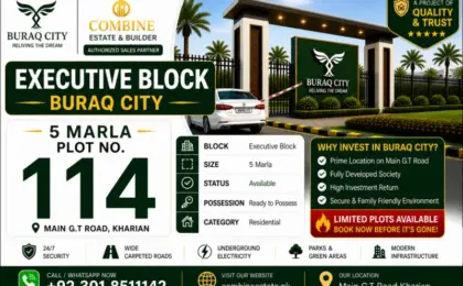 5 Marla Plot | Executive Block | Buraq City