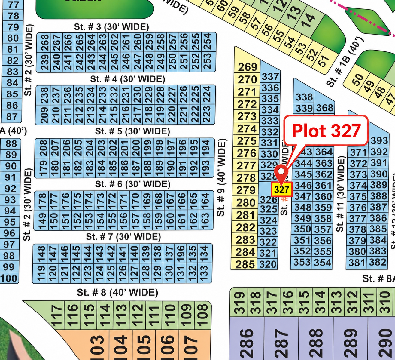 5 Marla Plot For Sale in Grand City Kharian Block Burj Block