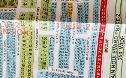 6 Marla Commercial Plot For Sale in Grand City Kharian Block Tulip 2