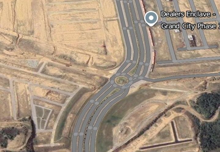 5 Marla Plot For Sale in Grand City Kharian Block Grand Central Block