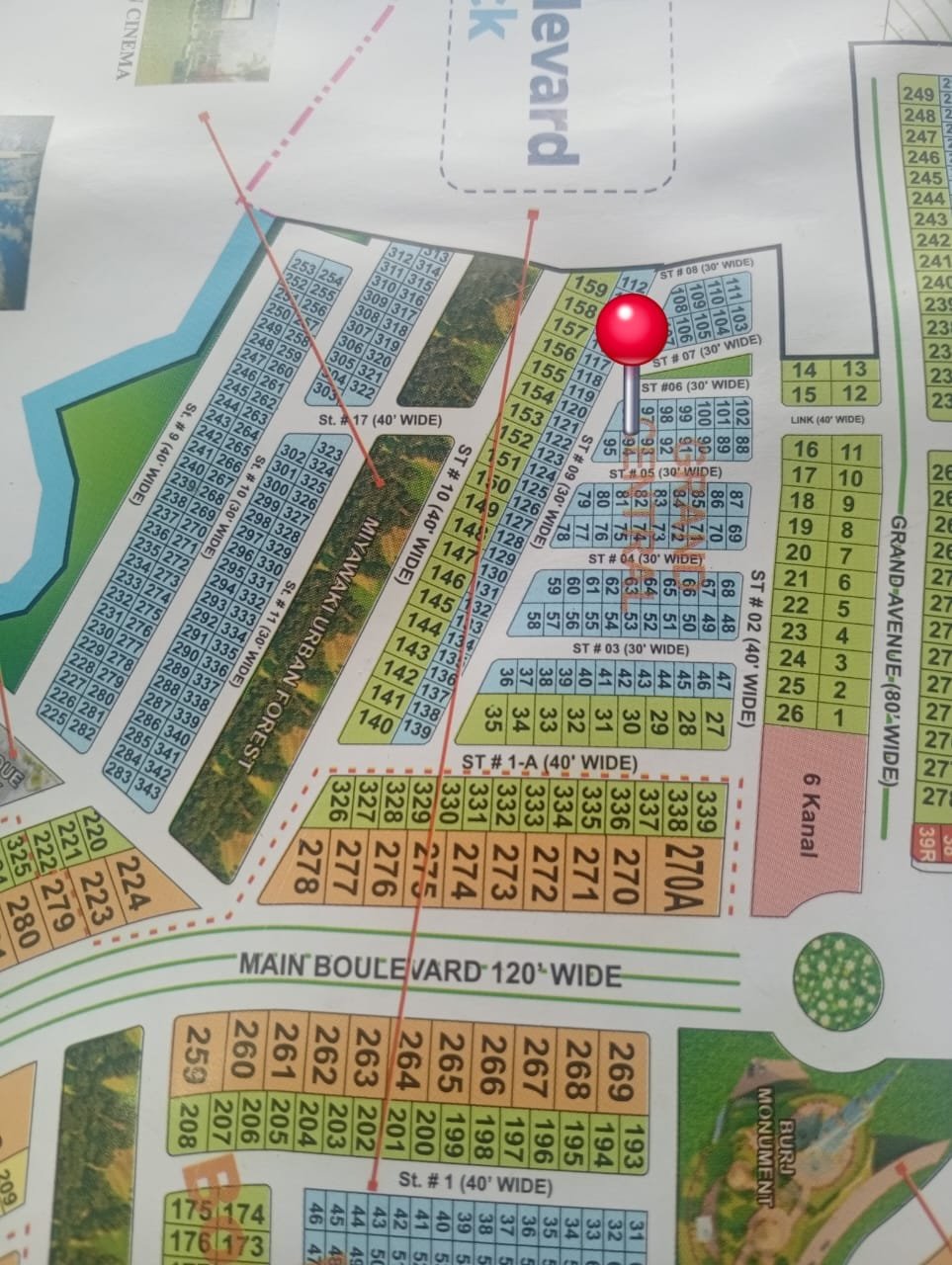 5 Marla Plot For Sale in Grand City Kharian Block Grand Central Block