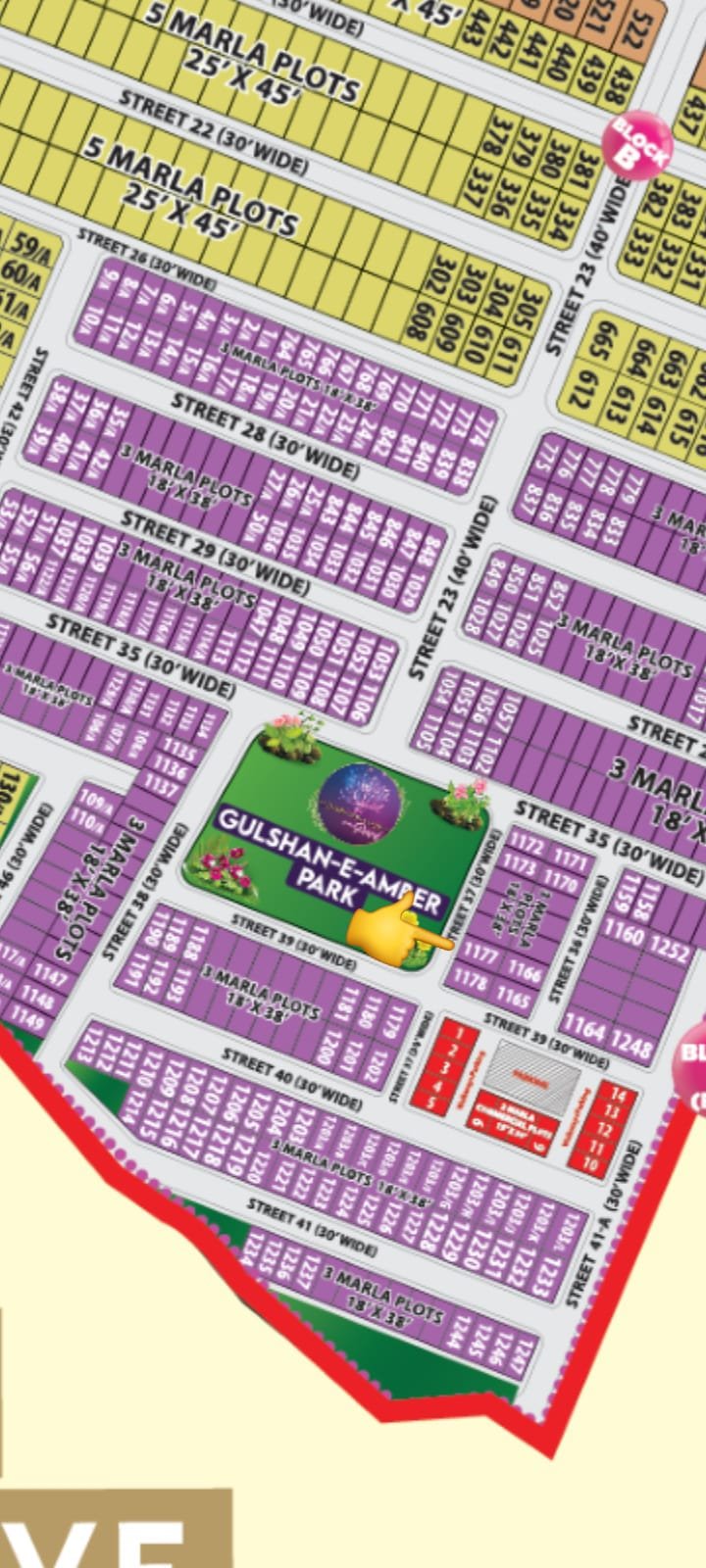 3 Marla Plot For Sale in New Metro City Kharian Block Block B