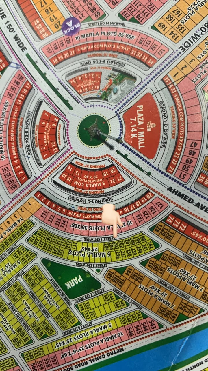 5 Marla Plot For Sale in New Metro City Kharian Block Block C