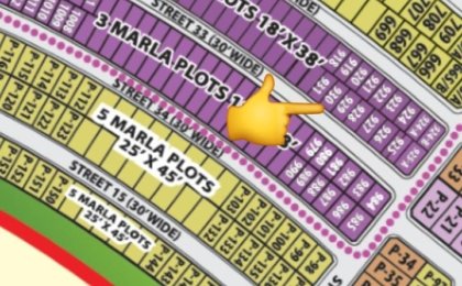 3 Marla Plot For Sale in New Metro City Kharian Block Block B