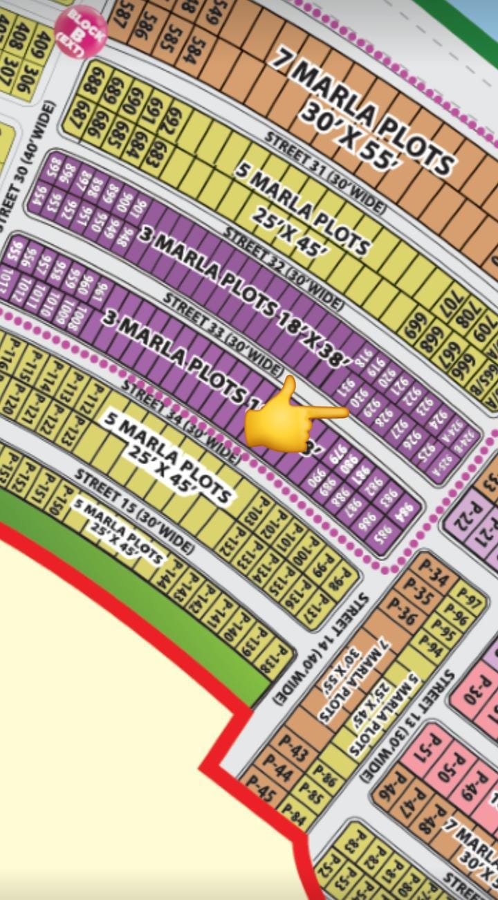 3 Marla Plot For Sale in New Metro City Kharian Block Block B