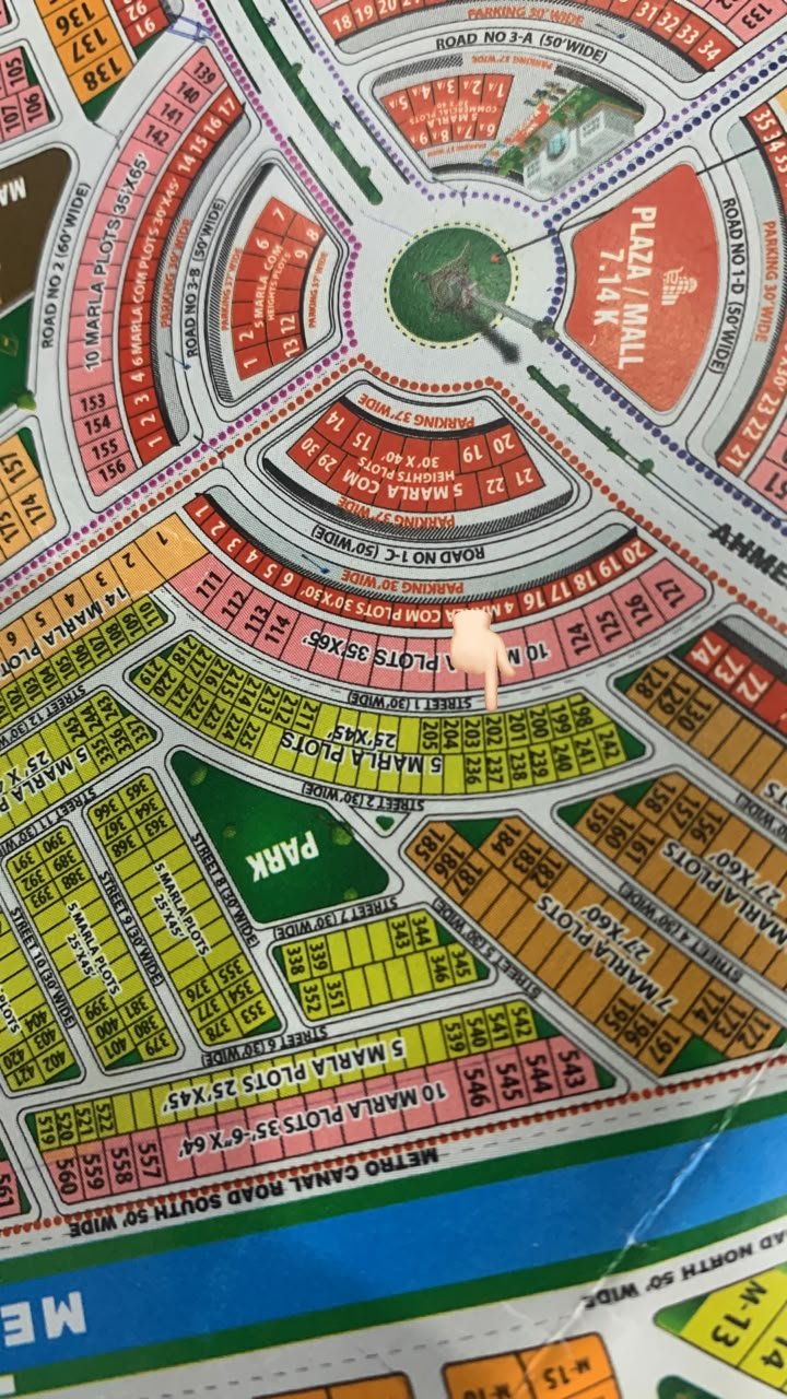 5 Marla Plot For Sale in New Metro City Kharian Block Block C