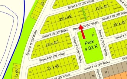 5 Marla Plot For Sale in Buraq City Kharian Block Midway