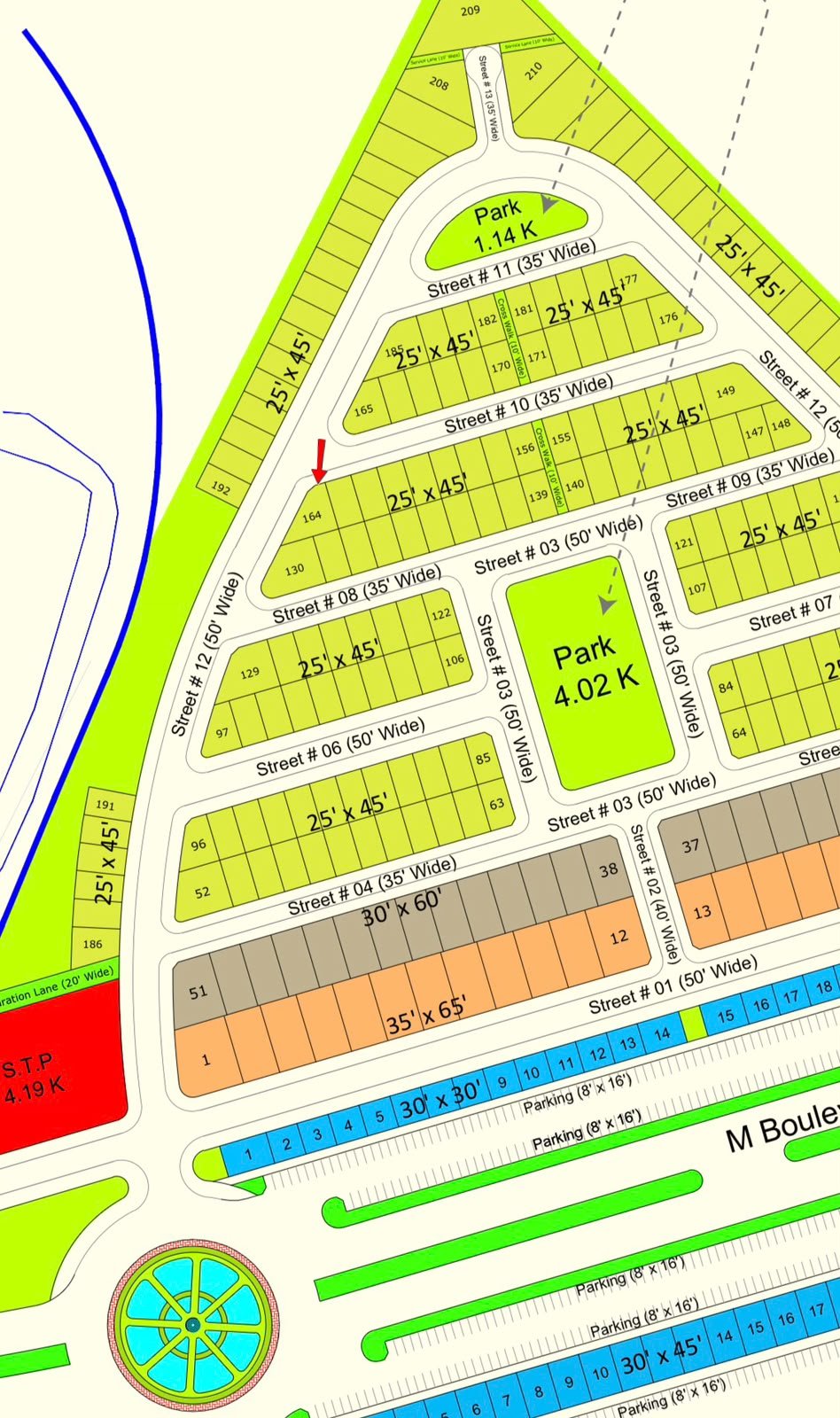 5 Marla Plot For Sale in Buraq City Kharian Block Midway