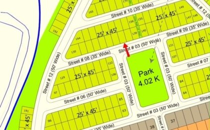 5 Marla Plot For Sale in Buraq City Kharian Block Midway