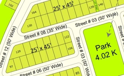 5 Marla Plot For Sale in Buraq City Kharian Block Midway