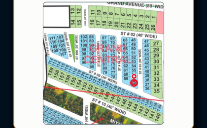 5 Marla Plot For Sale in Grand City Kharian Block Grand Central Block