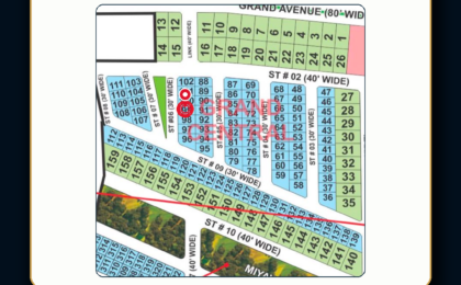 5 Marla Plot For Sale in Grand City Kharian Block Grand Central Block