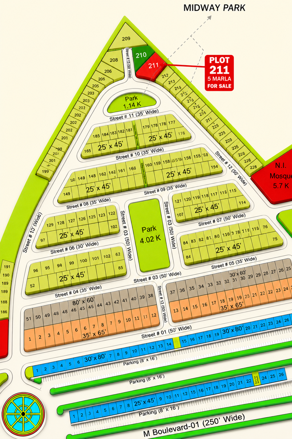 file_00000000727c81fabc5b2b59676daec0 5 Marla Plot For Sale in Buraq City Kharian Block Midway