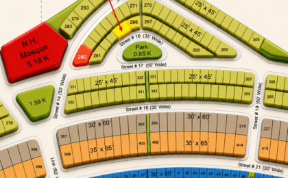5 Marla Plot For Sale in Buraq City Kharian Block Midway