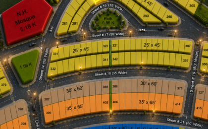 5 Marla Plot For Sale in Buraq City Kharian Block Midway