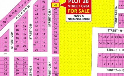 5 Marla Plot For Sale in Citi Housing Jehlum