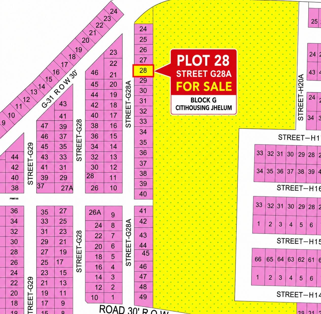 138517 5 Marla Plot For Sale in Citi Housing Jehlum