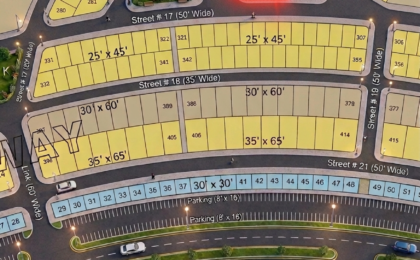 5 Marla Plot For Sale in Buraq City Kharian Block Midway