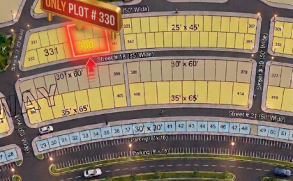 5 Marla Plot For Sale in Buraq City Kharian Block Midway