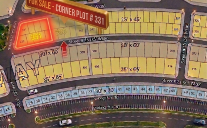 5 Marla Plot For Sale in Buraq City Kharian Block Midway