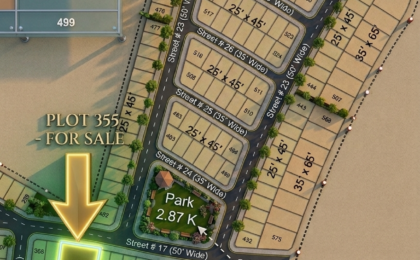 5 Marla Plot For Sale in Buraq City Kharian Block Midway