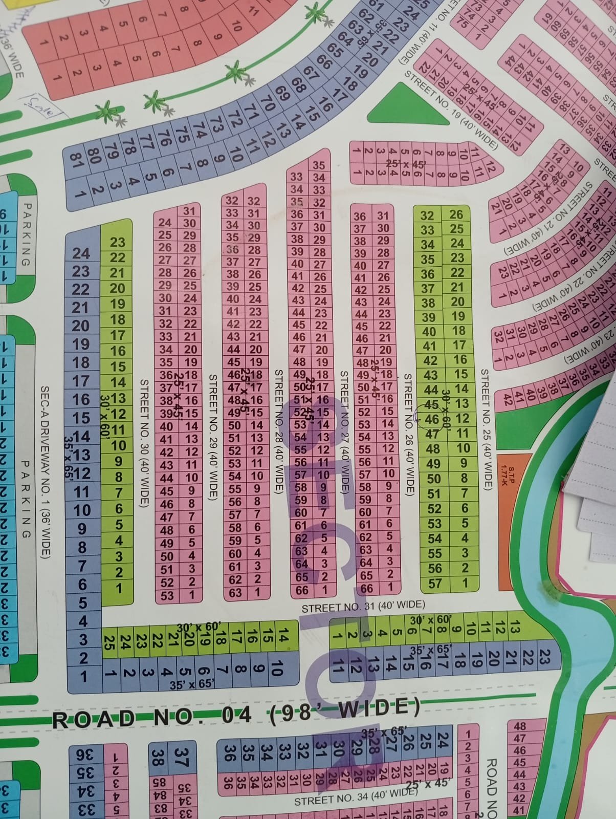 8 Marla Plot For Sale in Citi Housing Kharian Block B Block