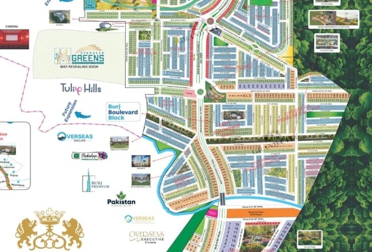 10 Marla Plot For Sale in Grand City Kharian Block B Block