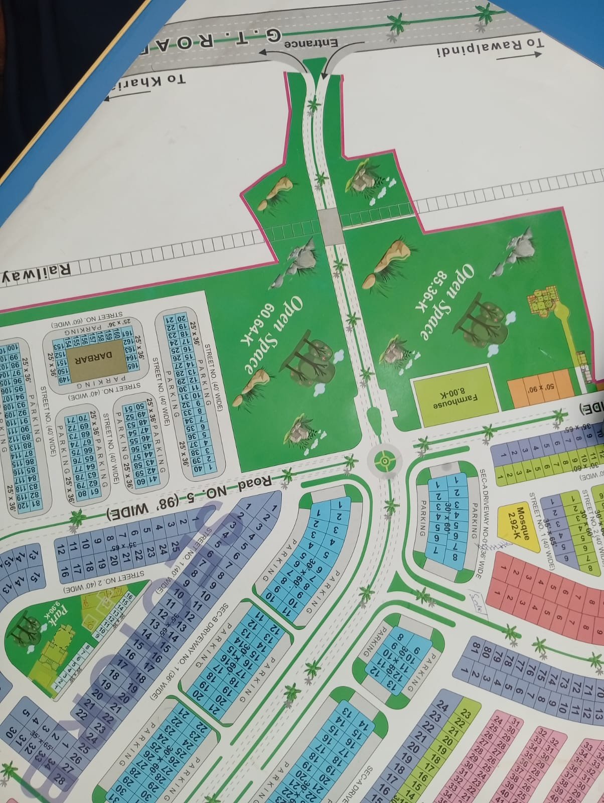 8 Marla Commercial Plot For Sale in Citi Housing Kharian Block A Block