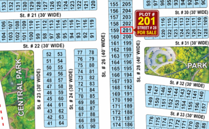 5 Marla Plot For Sale in Grand City Kharian Block Overseas Premium Enclave