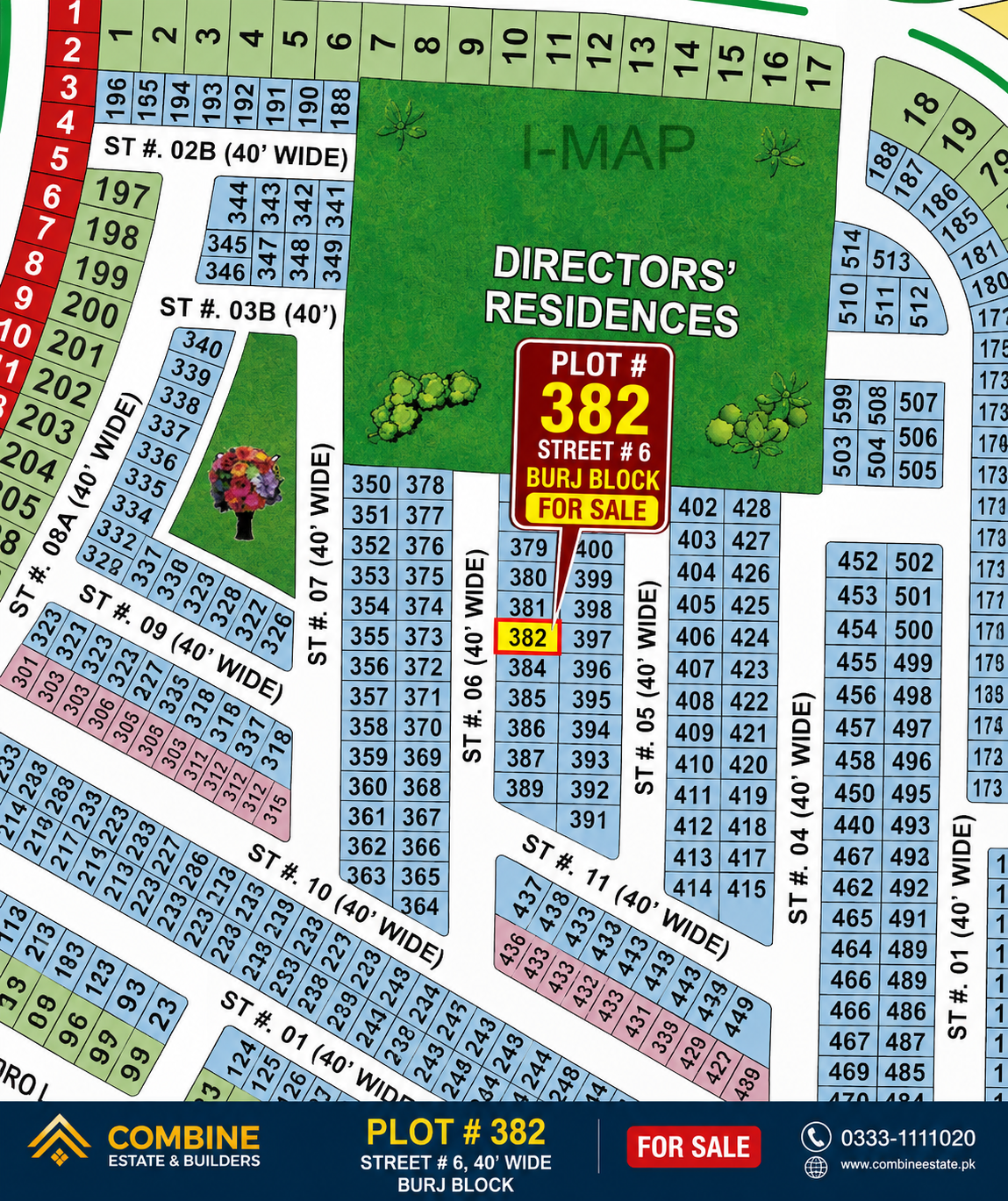 5 Marla Plot For Sale in Grand City Kharian Block Burj Block