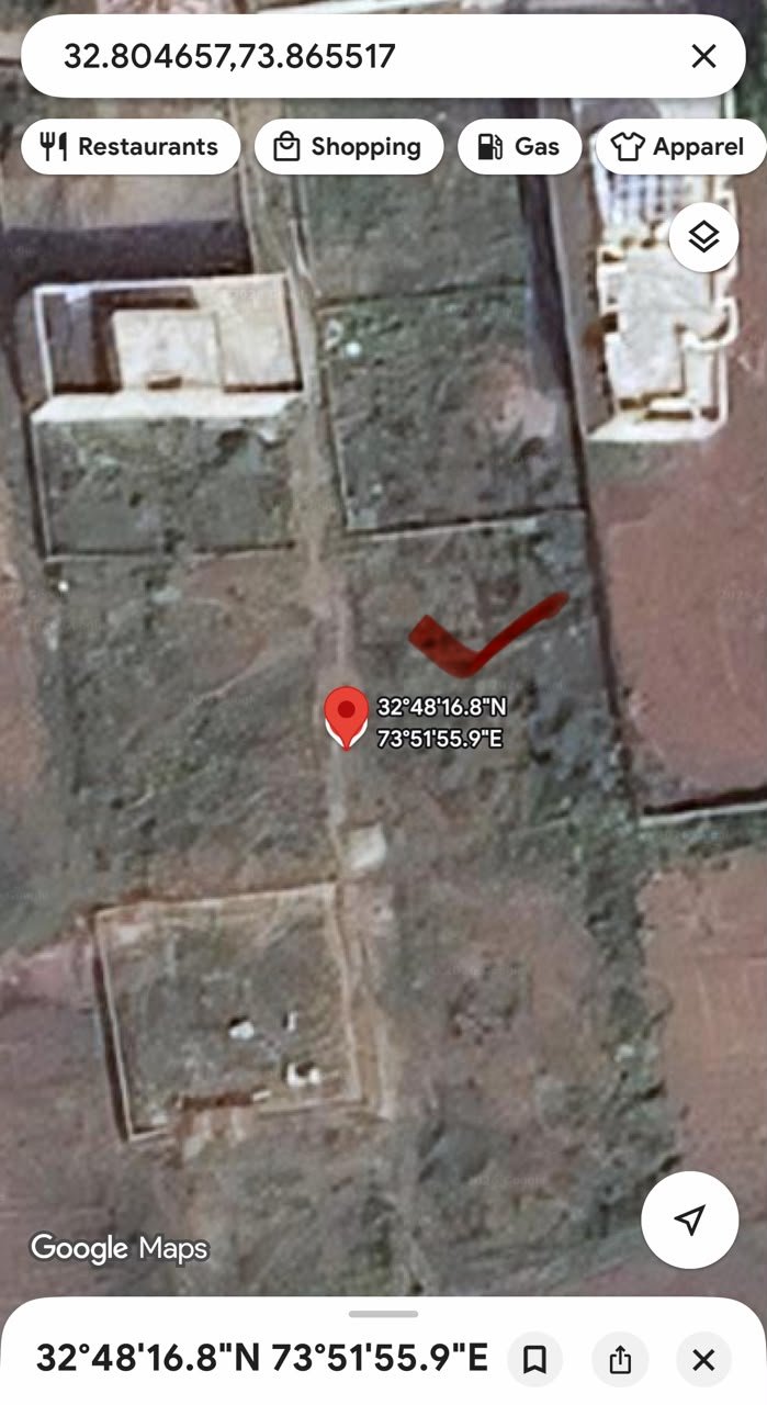 IMG-20260812-WA0007 8 Marla Plot For Sale in Doga colony Kharian water filter street
