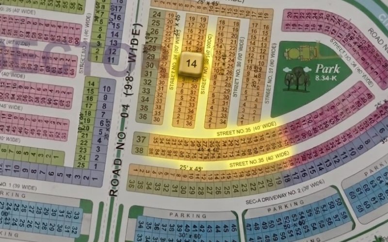 5 Marla Plot For Sale in Citi Housing Kharian Block A Block