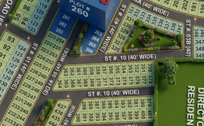 5 Marla Plot For Sale in Grand City Kharian Block Tulip 1