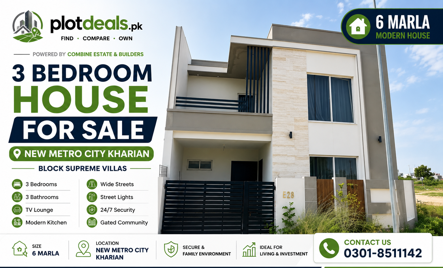 3 Bedroom House For Sale in New Metro City