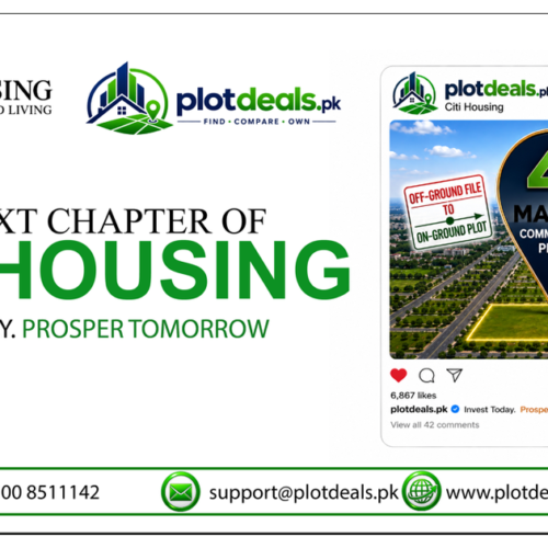 Citi Housing | 4 Marla Commercial Plot – Off-Ground to On-Ground